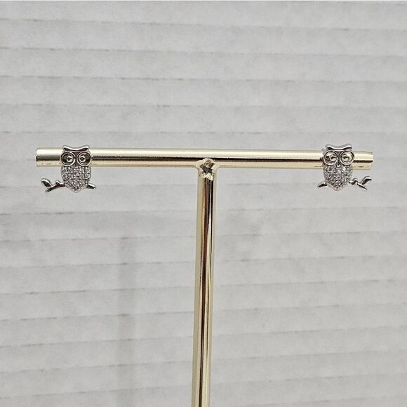 🦉NEW, Owls and CZ's in Sterling Silver. - Picture 1 of 4